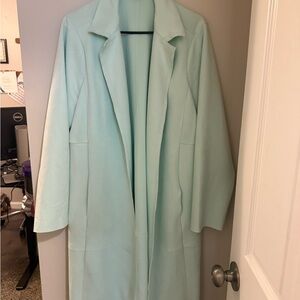 Torrid Light Blue Women's Trench Coat